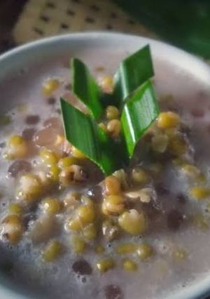 Foto resep Bubur Kacang Hijau Mutiara Warna Warni