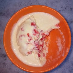 A picture of Shrikhand icecream.