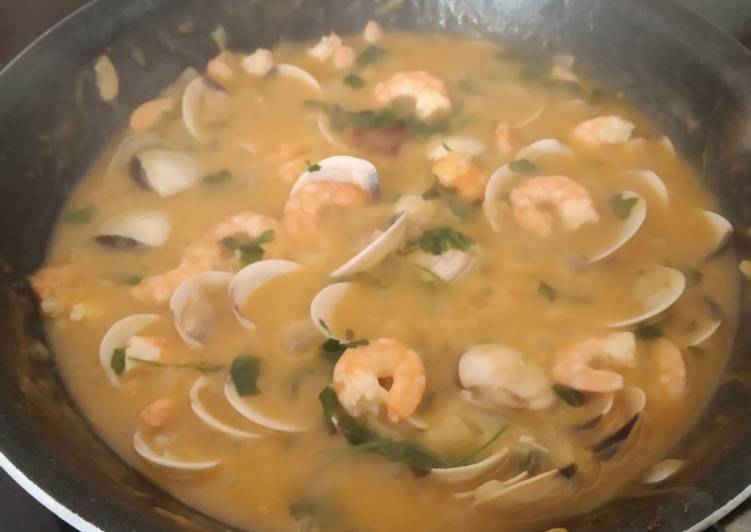 Almejas a la marinera