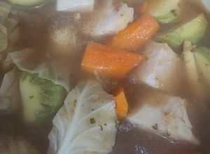 Una foto de Sopa de res Nicaragüense