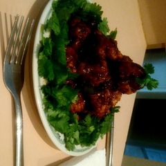 A picture of Cabbage manchurian recipe.