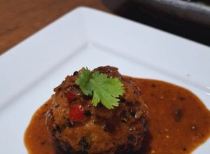 Foto resep Menu Resto di Rumah: Stuffed Shiitake Mushrooms Saus Teriyaki Lada Hitam