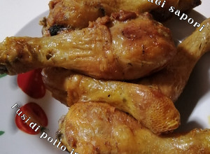 Foto di Fusi di pollo in friggitrice ad aria