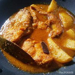 Bhetki Fish Kalia with Potato A picture of Bhetki Fish Kalia with Potato.