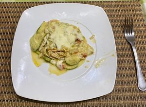 Una foto de Lasaña de calabacitas