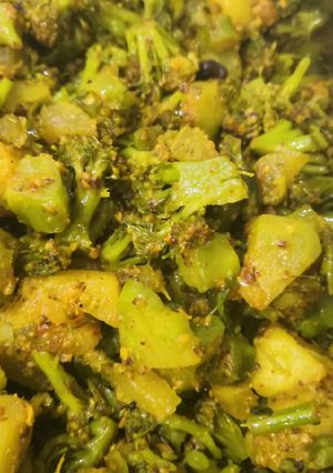 A picture of Broccoli sabji.