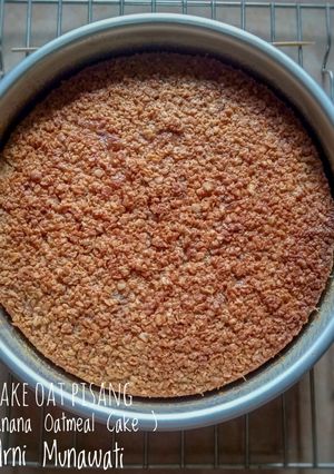 Foto resep Cake Oat Pisang (Banana Oatmeal Cake)