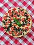 Tarta caprese con masa casera sin gluten 🍅 Tarta de tomate, albahaca, mozzarella y AOVE 🥗 low carb