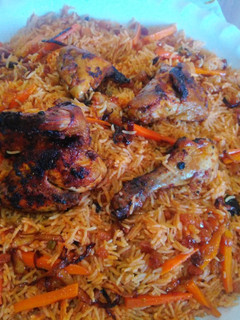 صورة لوصفة رز بخاري دجاج