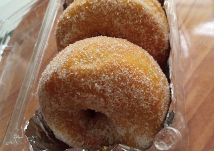 Steps to Make Perfect Sugar coated donuts