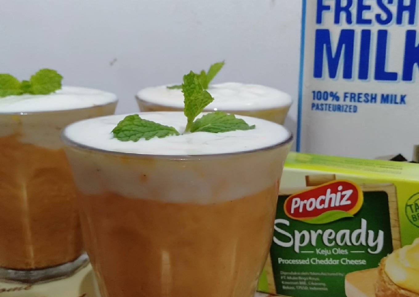 Thai Milk Tea Topping Krim Keju