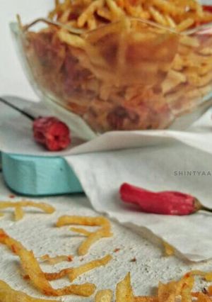 Foto resep Kentang Mustofa Garing a.k.a Kentang Pengantin