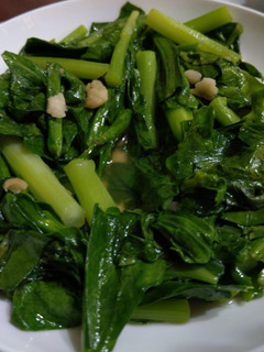 蒜炒芥藍菜 的食譜成品照片