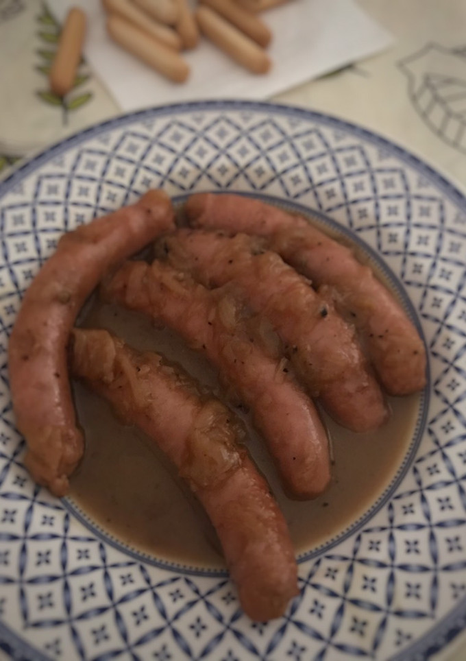 Una foto de Salchichas a la cerveza