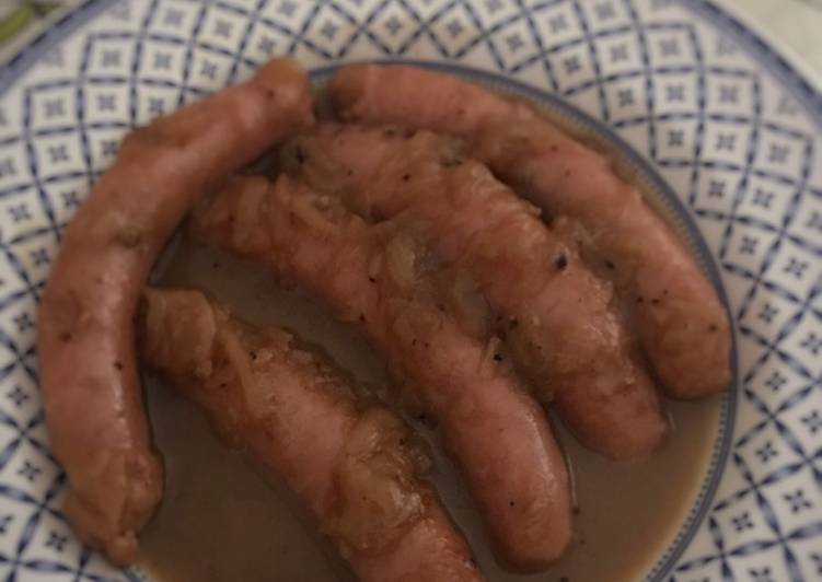 Salchichas a la cerveza