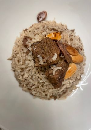 صورة لوصفة رز باللحم
