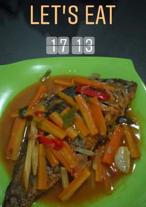 Foto resep Ikan mas asam manis