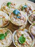 Muffins de puerro y avena