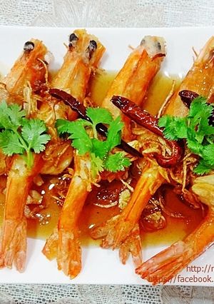 รูปของ กุ้งทอดซอสมะขาม