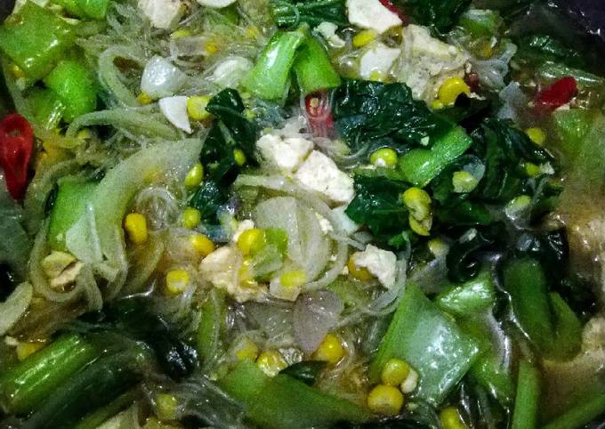 Resep Soun oseng jagung manis dan tahu, Menggugah Selera