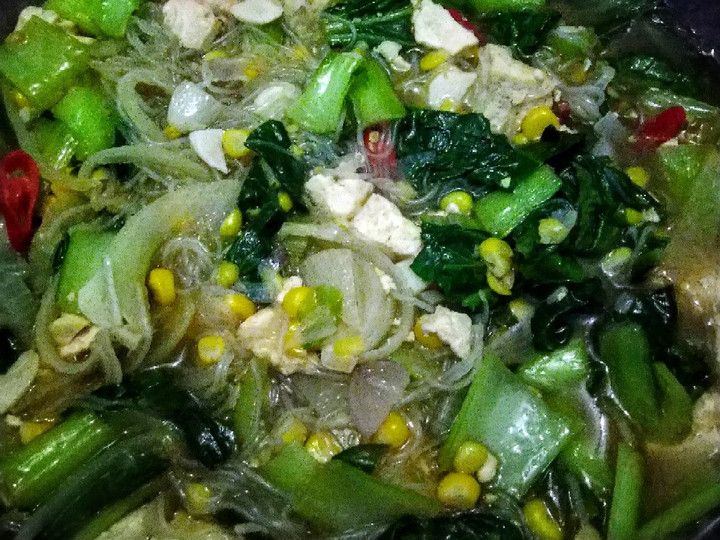 Resep Soun oseng jagung manis dan tahu, Menggugah Selera