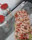 Salmón fresco y rendidor
