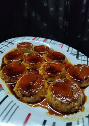 Una foto de Flan casero