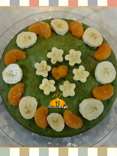 عکسی از دستور کیک اسفناج مژده پز