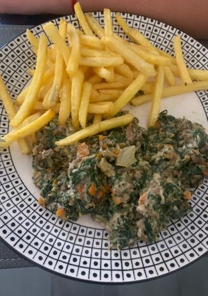 Una foto de Guiso de acelga