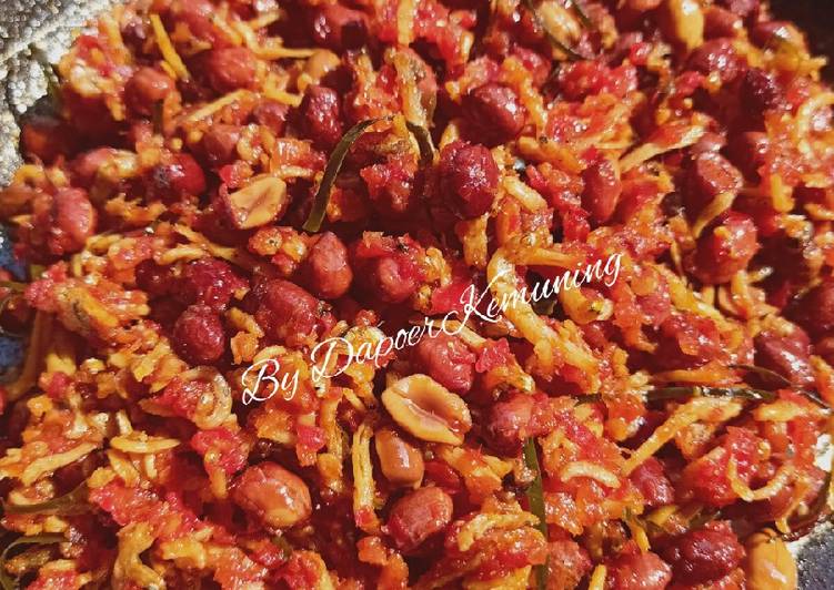 Resep masakan Sukri (Balado kacang teri) | Langkah Membuat Sukri (Balado kacang teri) Yang Enak Banget