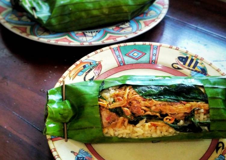 Resep masakan Nasi Bakar Rica Ayam | Resep Membuat Nasi Bakar Rica Ayam Yang Bikin Ngiler