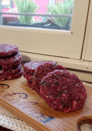 Una foto de Hamburguesas de carne caseras