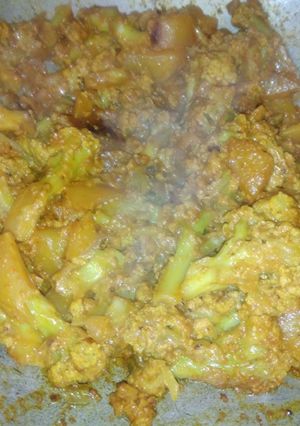 A picture of Aloo gobhi.
