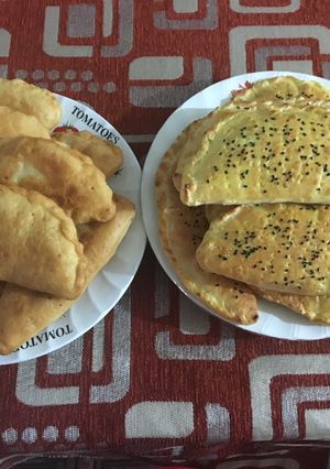 عکسی از دستور پیراشکی گوشت