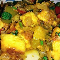 A picture of Tawa Paneer Fry Masala.