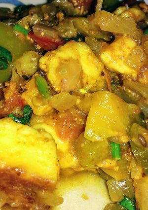 A picture of Tawa Paneer Fry Masala.