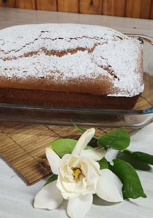 Una foto de Budín de moras y yogur, sin tacc 💕
