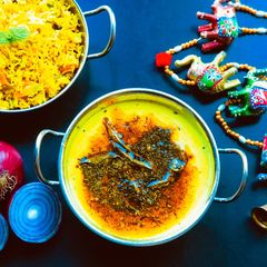 A picture of Rajasthani Kadhi.