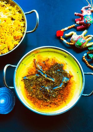 A picture of Rajasthani Kadhi.