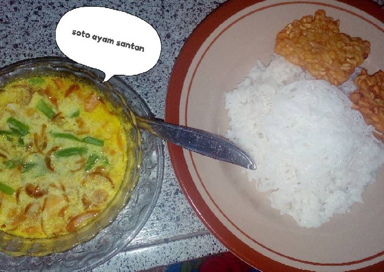 Langkah Mudah untuk Membuat Soto ayam santan Anti Gagal
