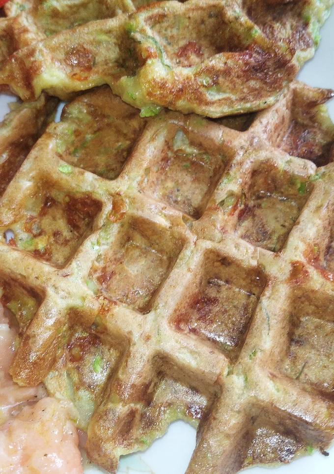 ПХ кабачково-сирні вафлі