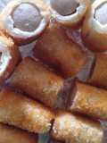 Roti Tawar Sosis Gulung Keju