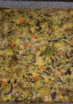 Zöldséges rakott szelet recept fotója