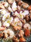 Mariscos saborizados, con arroz y Spirulina. #MERCADO #entrenado