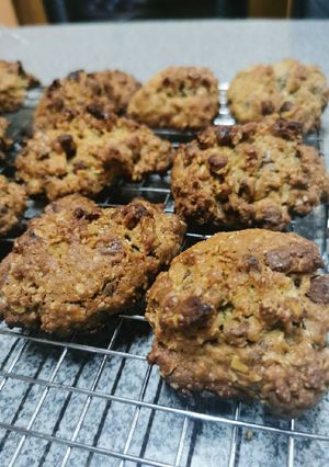 Una foto de Galletitas de avena con chips de Chocolate