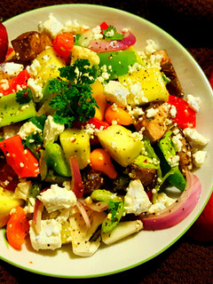 A picture of Mike's End Of Summer Salad.