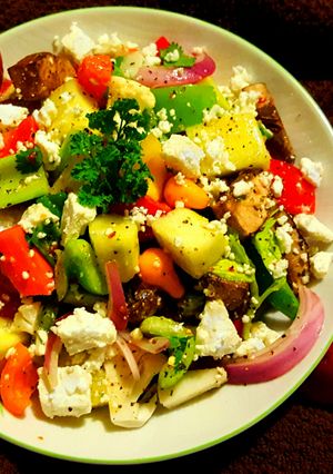 A picture of Mike's End Of Summer Salad.