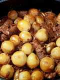 Beef Stifado in a Dutch Oven