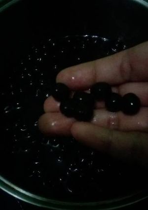 Foto resep Bubble or Black Pearls