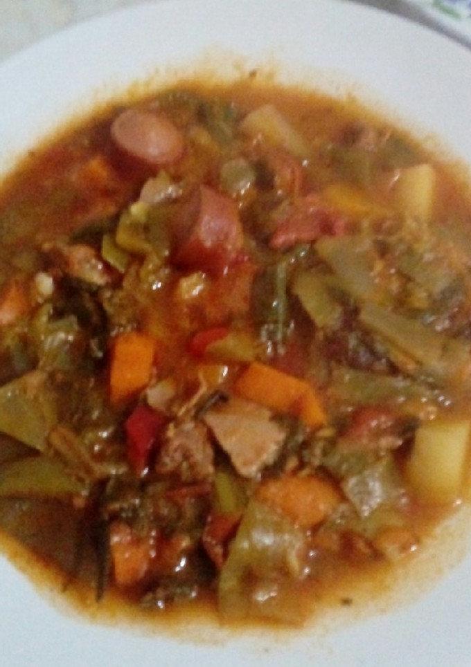 Una foto de Guisito de verduras